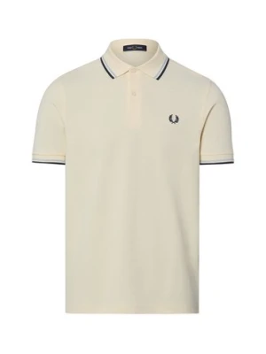 Fred Perry koszulka polo Mężczyźni Bawełna beżowy