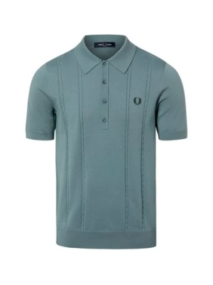 Zdjęcie produktu Fred Perry koszulka polo z dzianiny Mężczyźni Bawełna niebieski|szary