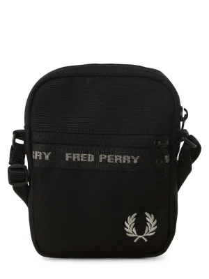 Fred Perry Męska torba na ramię Mężczyźni Sztuczne włókno czarny jednolity,