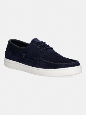 Fred Perry mokasyny męskie zamszowe granatowy