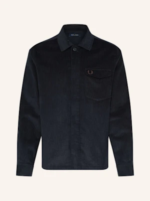 Fred Perry Overjacket Ze Sztruksu blau