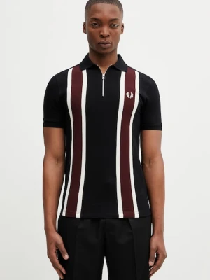 Fred Perry polo bawełniane czarny