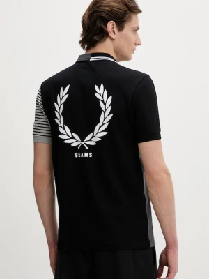 Zdjęcie produktu Fred Perry polo bawełniane Beams Striped Panel Shirt