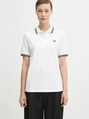 Fred Perry polo bawełniane kolor biały G3600
