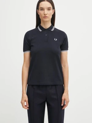 Fred Perry polo bawełniane kolor granatowy G3600