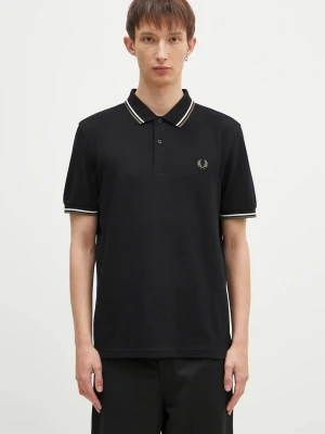 Fred Perry polo bawełniane The Twin Tipped Shirt