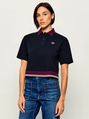 Fred Perry Polo | Cropped Fit granatowy