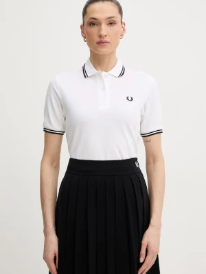 Fred Perry polo damskie bawełniane beżowy