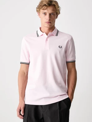 Fred Perry polo damskie bawełniane różowy