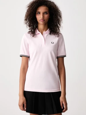 Fred Perry polo damskie bawełniane różowy