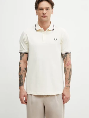 Zdjęcie produktu Fred Perry polo męskie bawełniane beżowy