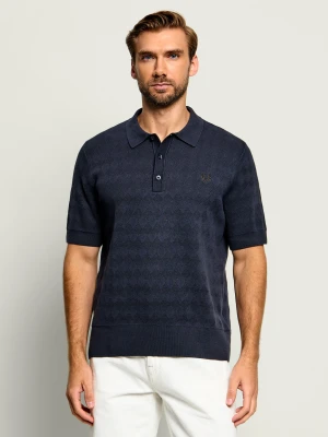 Fred Perry Polo | Regular Fit granatowy
