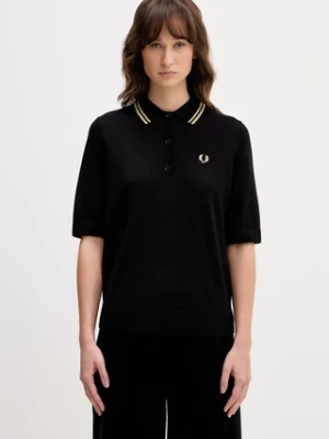 Fred Perry polo z dodatkiem wełny