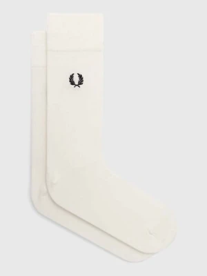 Fred Perry skarpetki Classic Laurel Wreath Sock męskie kolor biały C7135.L59