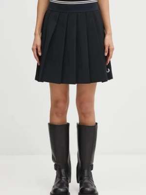 Fred Perry spódnica kolor czarny mini rozkloszowana E1105