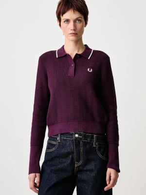 Fred Perry sweter bawełniany damski