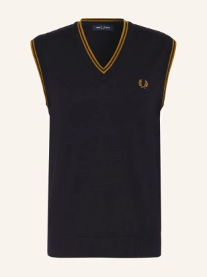 Fred Perry Sweter Bez Rękawów blau
