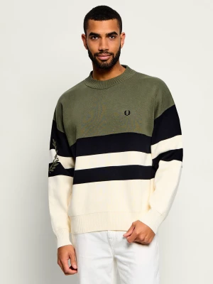 Fred Perry Sweter | Relaxed fit zielony