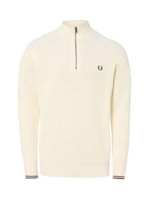 Fred Perry sweter z dzianiny Mężczyźni Bawełna biały
