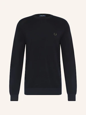 Fred Perry Sweter Z Piki blau