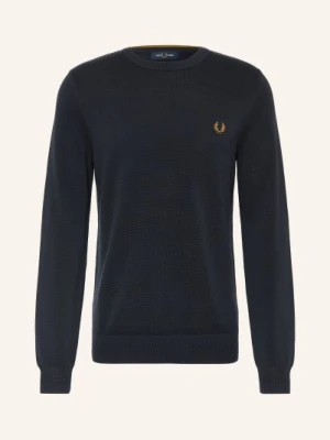 Fred Perry Sweter Z Piki blau