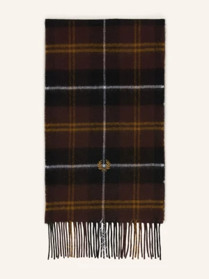 Fred Perry Szal Lambswool braun brązowy