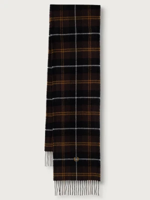 Fred Perry szalik wełniany brązowy