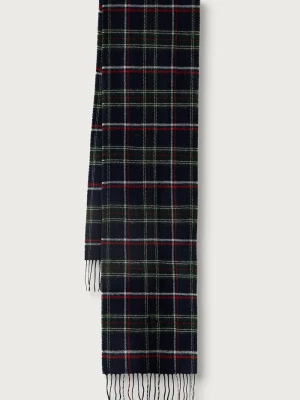 Fred Perry szalik wełniany granatowy