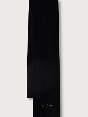 Fred Perry szalik z bawełną czarny