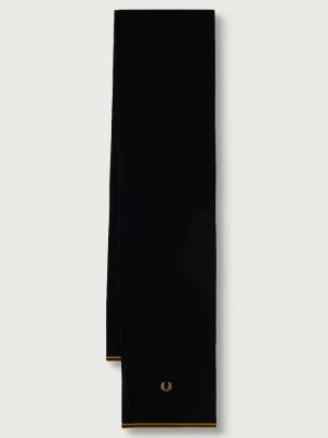 Fred Perry szalik z wełną czarny