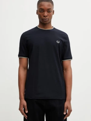 Fred Perry t-shirt bawełniany granatowy