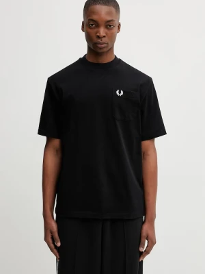 Fred Perry t-shirt bawełniany czarny