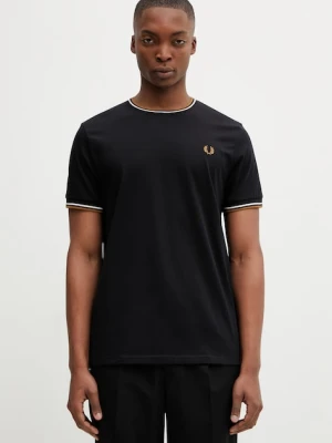 Zdjęcie produktu Fred Perry t-shirt męski bawełniany czarny