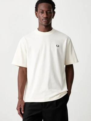 Fred Perry T-shirt męski bawełniany beżowy