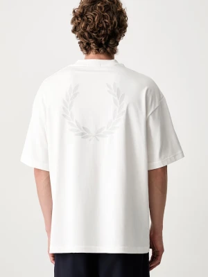 Fred Perry T-shirt męski bawełniany biały