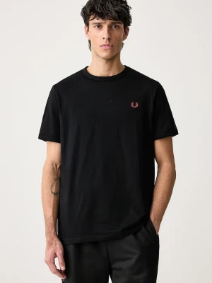 Fred Perry T-shirt męski bawełniany czarny