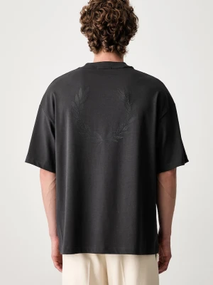 Fred Perry T-shirt męski bawełniany szary