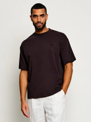 Fred Perry T-shirt | Oversize fit brązowy