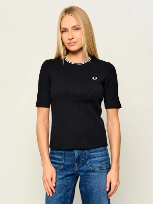 Fred Perry T-shirt | Slim Fit czarny