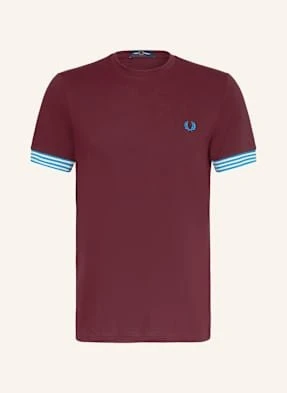 Fred Perry T-Shirt Z Materiału Pika rot