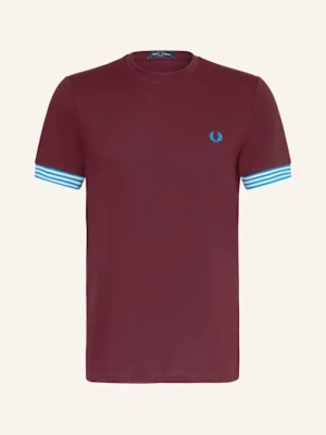 Fred Perry T-Shirt Z Materiału Pika rot