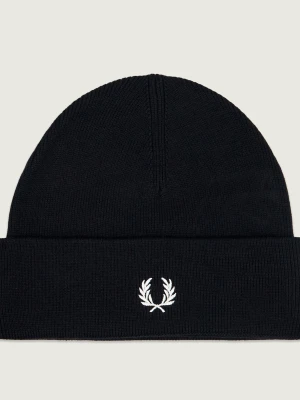 Fred Perry Wełniana czapka czarny