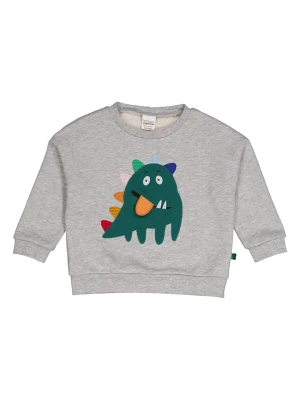 Fred´s World by GREEN COTTON Bluza "Hello monster" w kolorze szarym rozmiar: 128