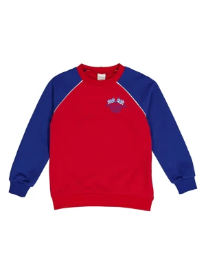 Fred´s World by GREEN COTTON Bluza "Racing" w kolorze czerwono-niebieskim rozmiar: 110