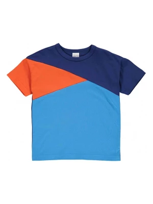 Fred´s World by GREEN COTTON Koszulka "Alfa cut" w kolorze pomarańczowo-niebieskim rozmiar: 116