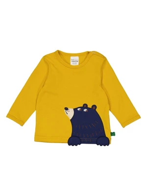 Fred´s World by GREEN COTTON Koszulka "Bear" w kolorze żółtym rozmiar: 92