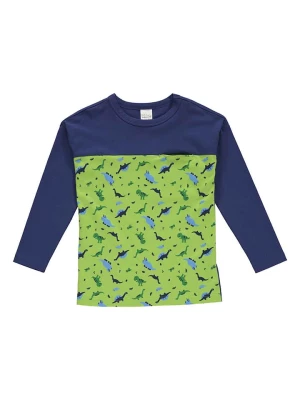 Fred´s World by GREEN COTTON Koszulka "Dinosaur" w kolorze granatowo-zielonym rozmiar: 122