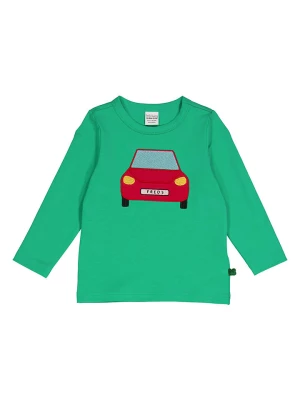 Fred´s World by GREEN COTTON Koszulka "Hello car" w kolorze zielonym rozmiar: 86