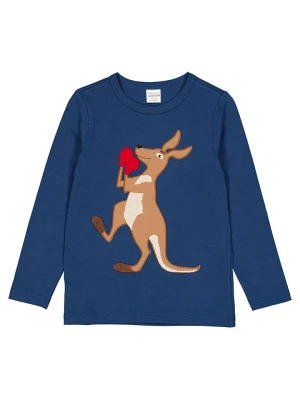 Fred´s World by GREEN COTTON Koszulka "Hello kangaroo" w kolorze granatowym rozmiar: 128