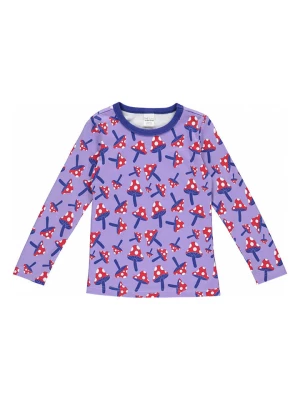 Fred´s World by GREEN COTTON Koszulka "Mushroom" w kolorze fioletowym rozmiar: 116